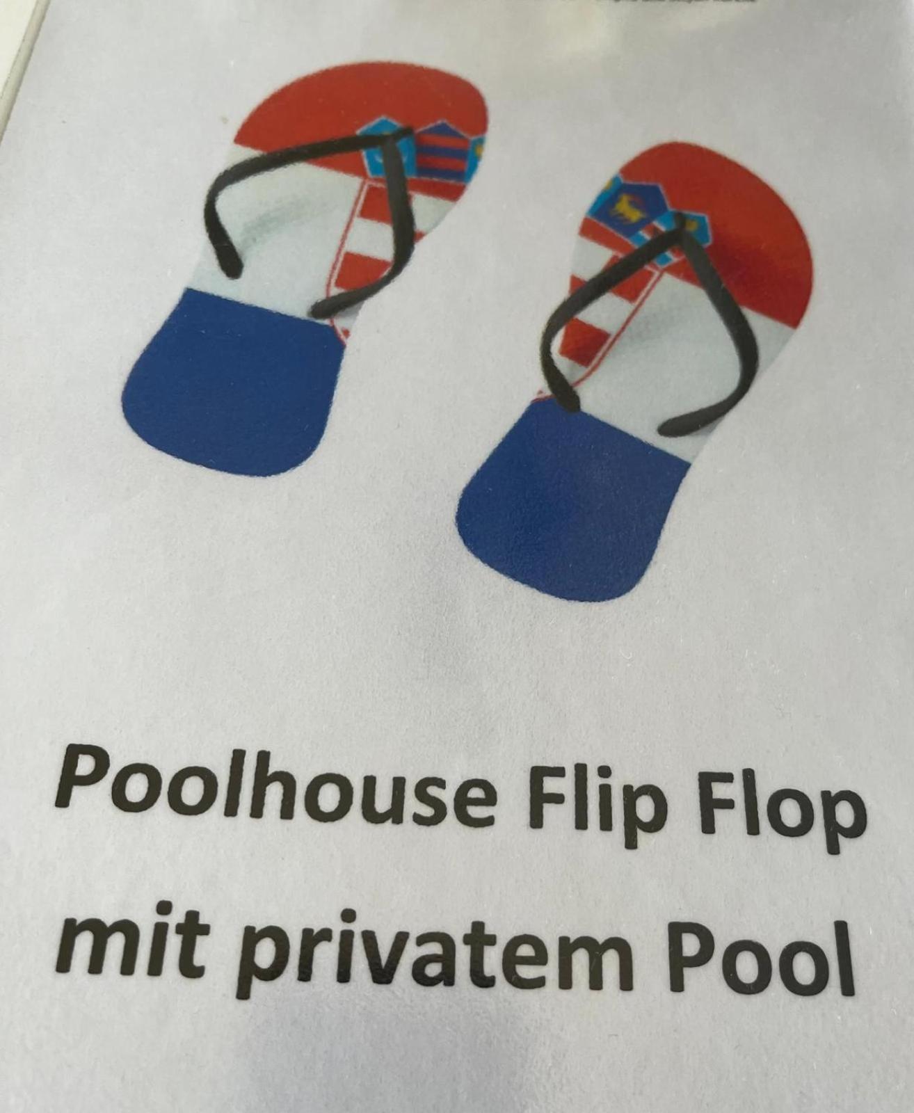 Poolhouse Flip Flop - Mit Privatem Pool Villa Vir Exterior foto